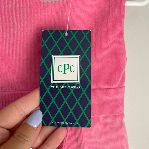 Classic Prep Girls Tabor Overall in Morning Glory Pink Corduroy Size 2T NWT - Picture 3 of 7